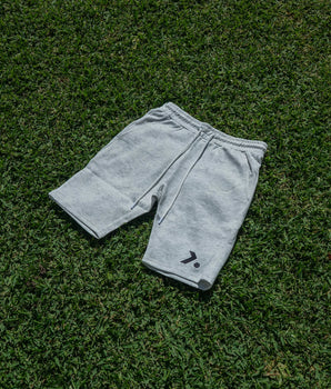 Fitted Terry Shorts- Grey