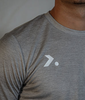 XEO Dry-Fit Sports Tee - Light Grey