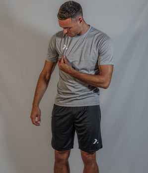 XEO Dry-Fit Sports Tee - Light Grey